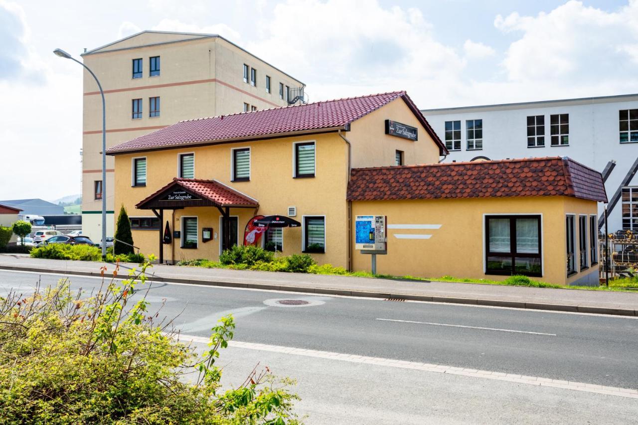 Pension & Gaststaette Zur Salzgrube Sondershausen Bagian luar foto